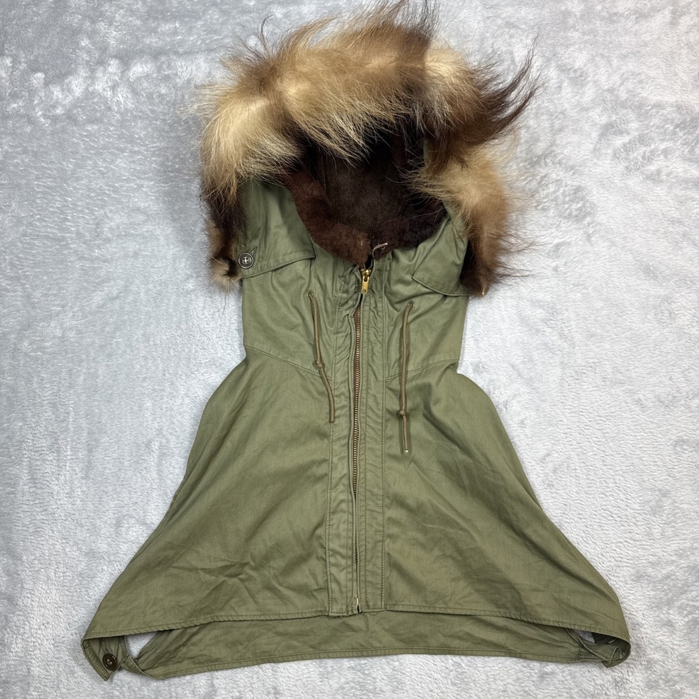 Willis & Geiger Parka Hood 55H7 Fur Bureau Aeronautics US‎ Navy 40s 50s READ